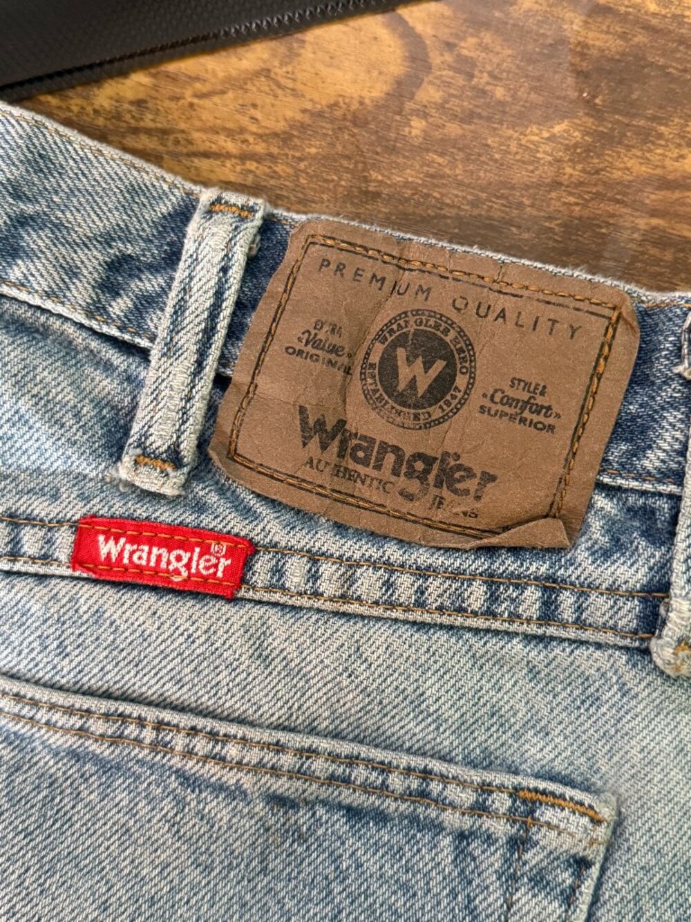 Wrangler Jeans Made Shorts